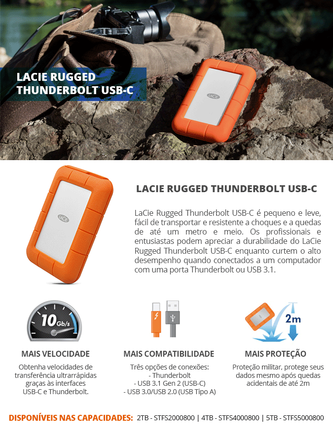 LaCie Rugged Thunderbolt USB-C