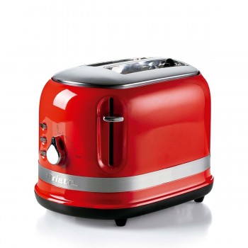 Torradeira Elétrica Ariete 149 Moderna Vermelha p/ 2 Fatias, 6 Níveis de Tostagem, 750W 220V 00C014900ARBR 