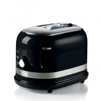 Torradeira Elétrica Ariete 149 Moderna Preta p/ 2 Fatias, 6 Níveis de Tostagem, 750W 220V 00C014902ARBR