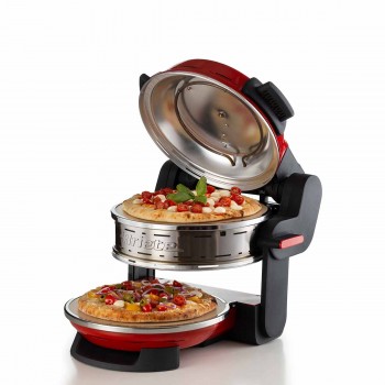 Forno de Pizza Elétrico Duplo Ariete 927 Vermelho 400ºC 1800W 127V 00C092709ARBR 