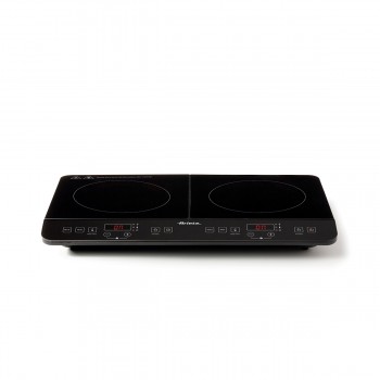 Cooktop de Indução Portátil Ariete 1998 Vitrocerâmico 2 Bocas Touch Screen Preto 127V - 00C199809ARBR