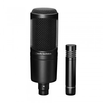 Kit Audio-Technica AT2041SP Microfones Condensador Cardióide AT2020 e AT2021