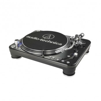 Toca-discos profissional Audio-Technica AT-LP1240 para DJs - Direct-Drive USB com Sistema de conversão de LP para áudio digital - AT-LP1240-USB