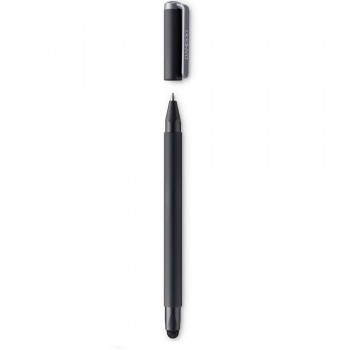 Caneta Wacom Bamboo Duo 4a Gen Preto p/ tela e papel CS191K