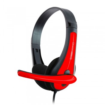 Headset Kross P2 Vermelho e Preto KE-HS050