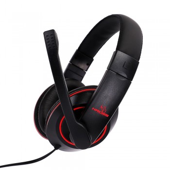 Headset Gamer Kross Khareus P2 Preto e Vermelho KE-HS098