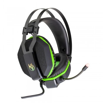 Headset Gamer Kross Aros USB 7.1 Preto e Verde KE-HS200