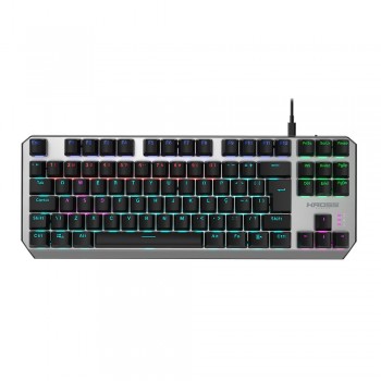 Teclado com Fio Gamer Kross Randgrid TKL Rainbow USB Mecânico KE-KG125