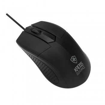 Mouse com Fio Kross USB 1.000 DPI Preto KE-M108