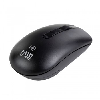 Mouse sem Fio Kross Recarregável USB 1.600 DPI Preto KE-M305