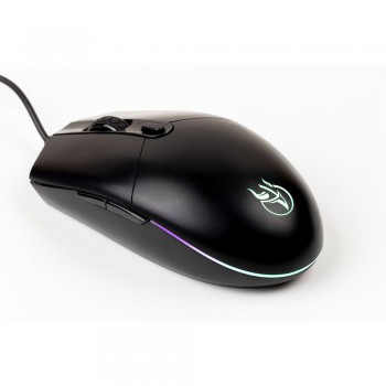 Mouse Gamer com Fio Kross Pulse USB 6.400 DPI Preto KE-MG105