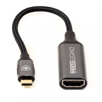 Adaptador Kross USB-C para HDMI 4k@60Hz Fêmea KE-UC0107