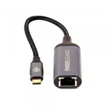 Adaptador Kross USB-C para LAN RJ45 Gigabit Ethernet KE-UC0111