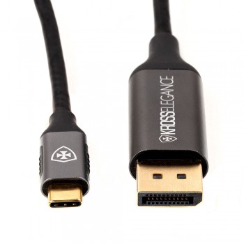 Cabo Conversor Kross USB-C para DisplayPort 4K@60Hz 1.8m KE-UC0119