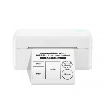 Impressora térmica de etiquetas MUNBYN RealWriter 402 Bluetooth, Branca - RW402B-WH