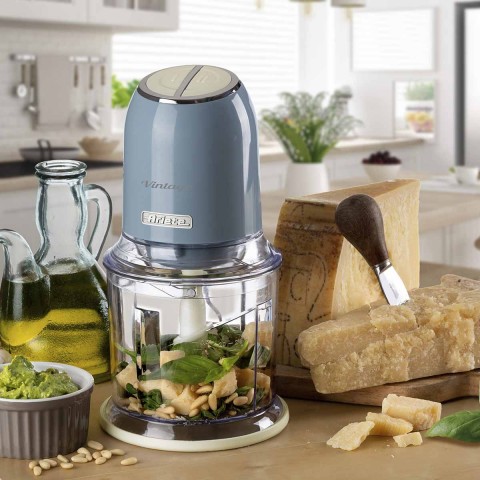 Triturador de Alimentos Ariete 438 Vintage Azul 2 Velocidades 400W - 220V