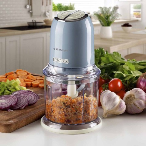 Triturador de Alimentos Ariete 438 Vintage Azul 2 Velocidades 400W - 220V