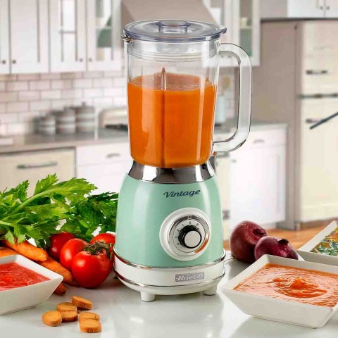 Liquidificador Ariete Vintage Verde com Copo de Vidro de 1,5 litros e 1000 Watts - 127V - 00C05830EARBR
