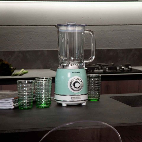 Liquidificador Ariete Vintage Verde com Copo de Vidro de 1,5 litros e 1000 Watts - 127V - 00C05830EARBR