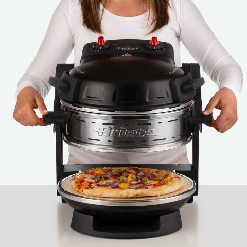 Forno de Pizza Elétrico Duplo Ariete 927 Preto 400ºC 2100WW 220V 00C092701ARBR
