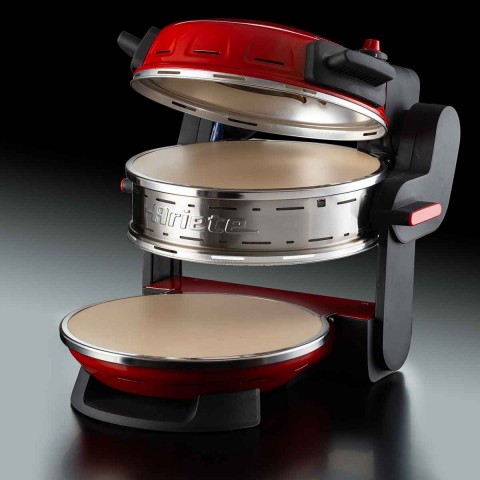Forno de Pizza Elétrico Duplo Ariete 927 Vermelho 400ºC 1800W 127V 00C092709ARBR 