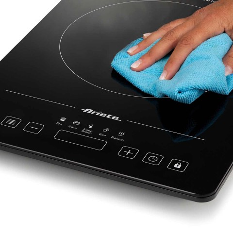 Cooktop de Indução Portátil Ariete 1997 Vitrocerâmico 1 boca Touch 2000W 220V 00C199700ARBR