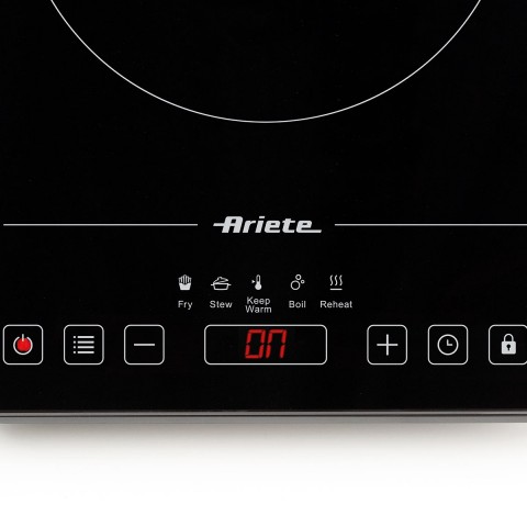 Cooktop de Indução Portátil Ariete 1997 Vitrocerâmico 1 boca Touch 2000W 220V 00C199700ARBR