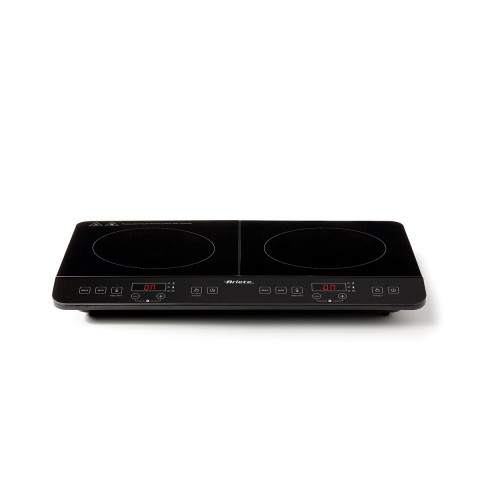 Cooktop de Indução Portátil Ariete 1998 Vitrocerâmico 2 Bocas Touch Screen Preto 127V - 00C199809ARBR