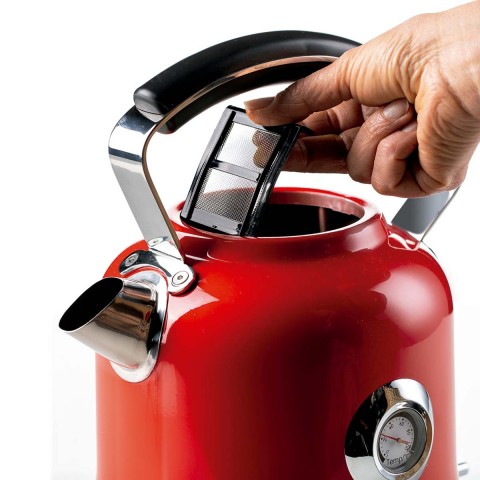 Chaleira Elétrica Ariete 2854 Moderna Vermelha 1,7L, 1850W 220V 00C285400ARBR
