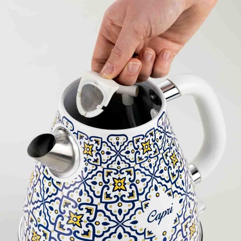 Chaleira Elétrica Ariete 2869 Capri 1,7 L Base 360 Graus - 220V 00C28690CARBR