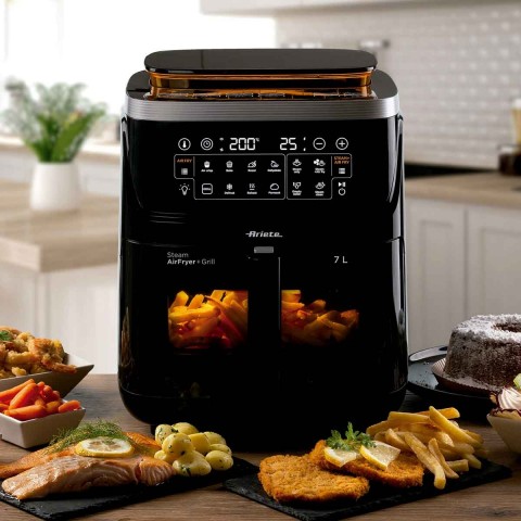 Fritadeira Air Fryer Ariete 4636 Steam 7L 1700W 220V - 00C463600ARBR