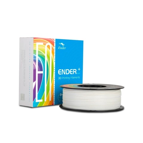 Filamento Ender PLA+ Creality p/ Impressora 3D Branco - 3301010305