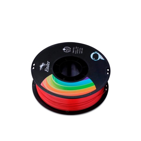 Filamento Ender PLA+ Creality p/ Impressora 3D Vermelho - 3301010309