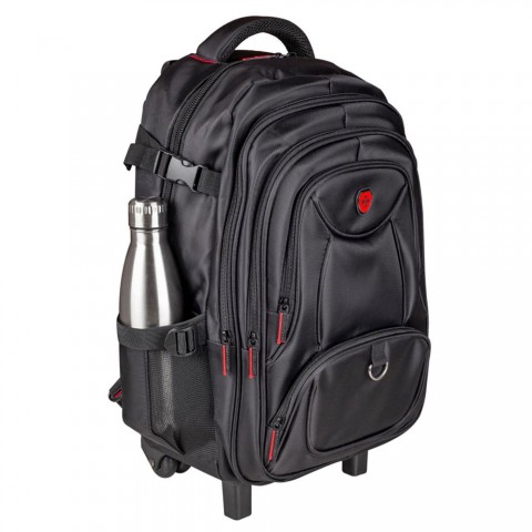 Mochila Kross Roller com Rodas para Notebook 19” Preta KE-BPR100