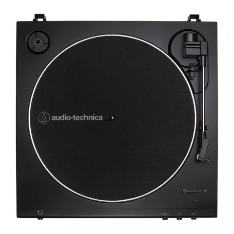 Toca-Discos Audio-Technica AT-LP60X-BW Marrom com acionamento automático por correia (Belt-Drive)
