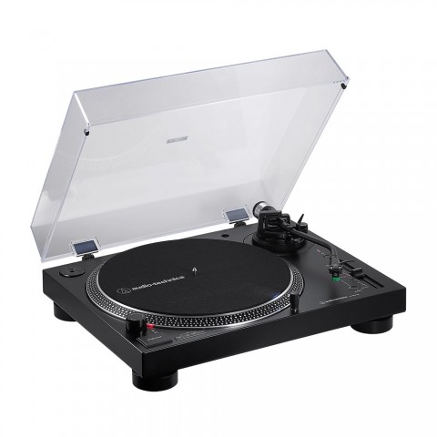 Toca-Discos Semiprofissional Audio-Technica AT-LP120XBT-USB-BK Bluetooth (Direct-Drive ) Analógico e Digital (USB) Preto 