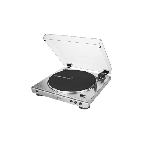 Toca-discos Audio-Technica AT-LP60XBT-SV Bluetooth Prata
