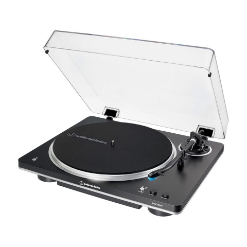 Toca-discos Audio-Technica Automático AT-LP70XBT-BS Bluetooth Preto e Prata