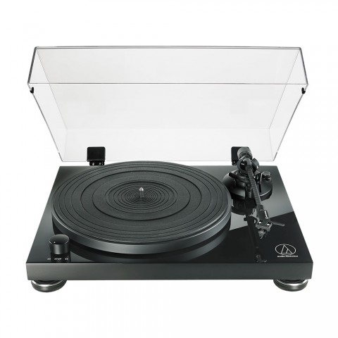 Toca-discos Audio-Technica Manual AT-LPW50PB Belt-drive com cartucho AT-VM95E