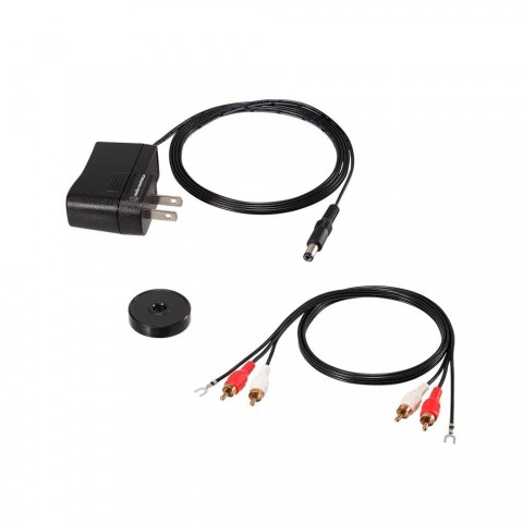 Toca-discos Audio-Technica Manual AT-LPW50PB Belt-drive com cartucho AT-VM95E