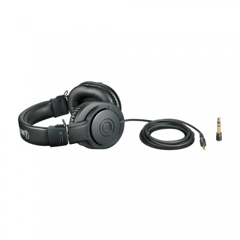 Kit Audio-Technica AT2035PK Microfone AT2035 + Fone ATH-M20X + Suporte Ajustável