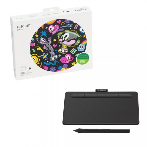 Mesa Digitalizadora Wacom Intuos Bluetooth Pequena - CTL4100WLK0