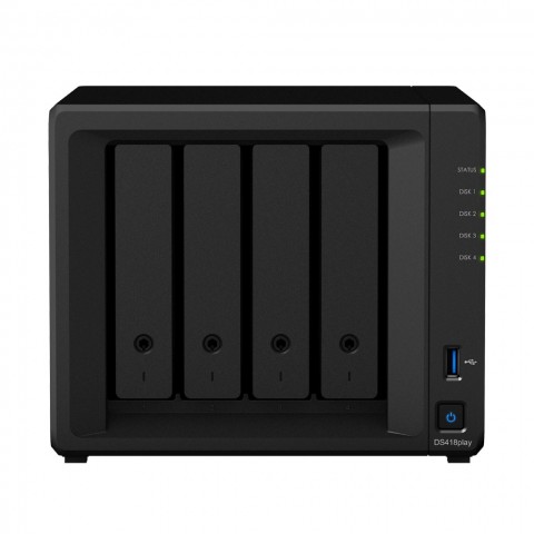 Servidor NAS Synology DiskStation DS418play 4 Baias - DS418play