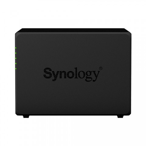 Servidor NAS Synology DiskStation DS420+ com 4 baias e 2 slots para SSD M.2 NVMe