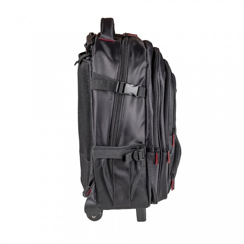 Mochila Kross Roller com Rodas para Notebook 19” Preta KE-BPR100