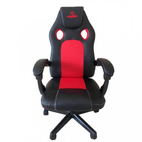 Cadeira Gamer Kross Entry Preta e Vermelha KE-GC100