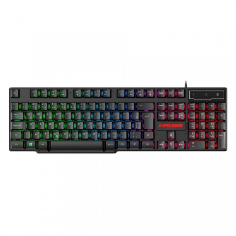 Kit Gamer Kross 5 em 1 Mouse, Teclado, Mouse Pad, Headset e Mouse Bungee KE-GK5150