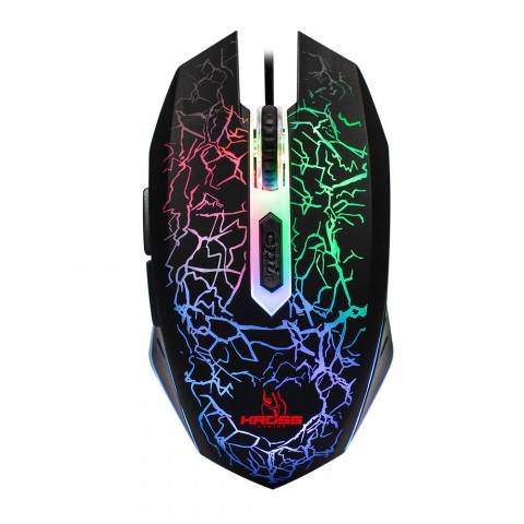 Kit Gamer Kross 5 em 1 Mouse, Teclado, Mouse Pad, Headset e Mouse Bungee KE-GK5150