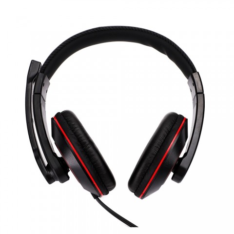 Headset Gamer Kross Khareus P2 Preto e Vermelho KE-HS098