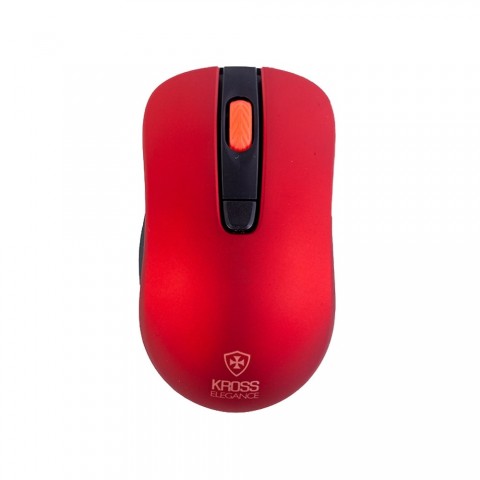 Kit Teclado e Mouse sem Fio Kross Vermelho e Preto KE-KM553V1